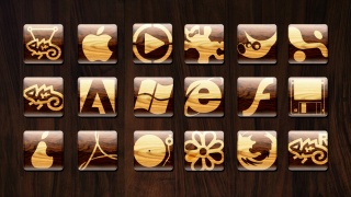 Woodden icons