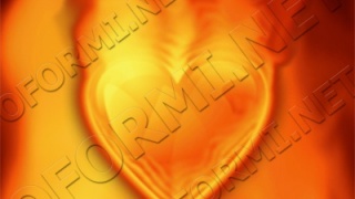 Heart on fire