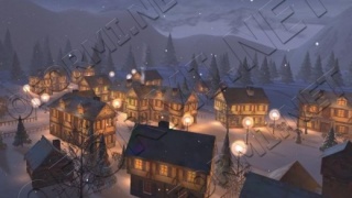 Winter Town 3D
