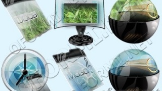 Glass icons