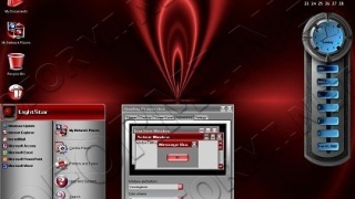 тема для windows XP "Convergence"