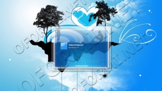 Blue logon