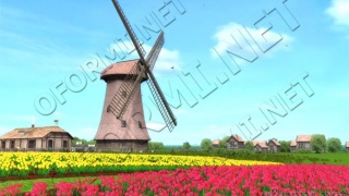 3D Windmill Screensaver